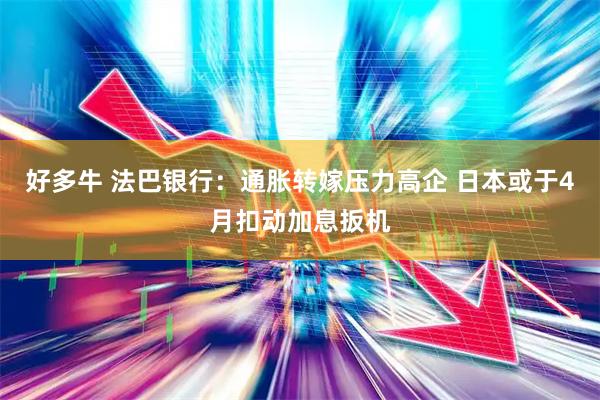 好多牛 法巴银行:通胀转嫁压力高企 日本或于4月扣动加息扳机